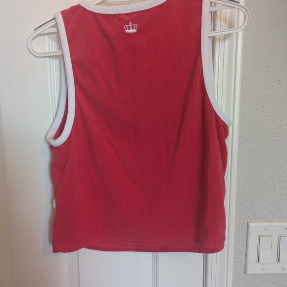 Juicy Couture Shorts & Top SET | Pink White | Vintage | L | ICONIC | EUC - Picture 9 of 15